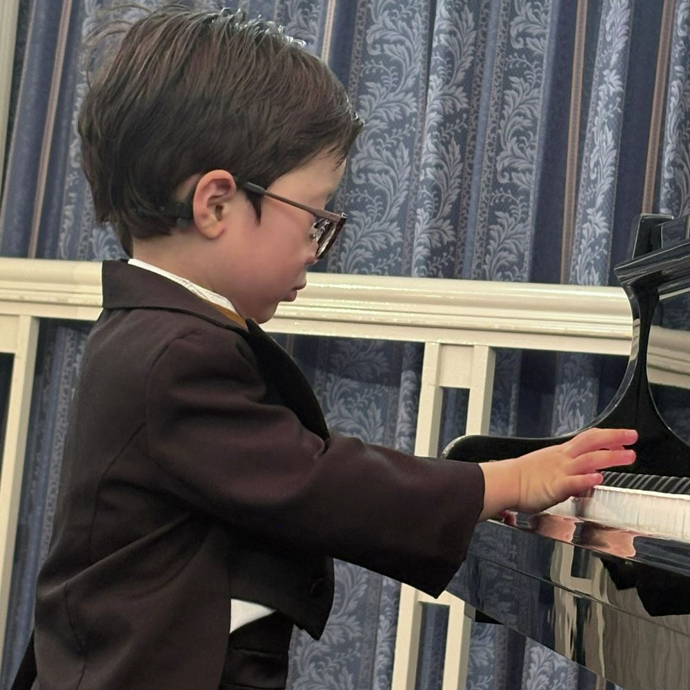 3歳のピアノ発表会 